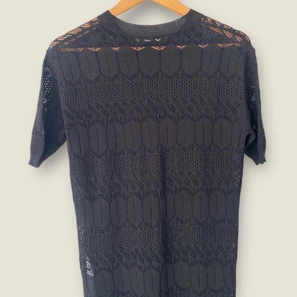 Coin 1804 Black Knit Swimsuit Coverup - Picture 6 of 8